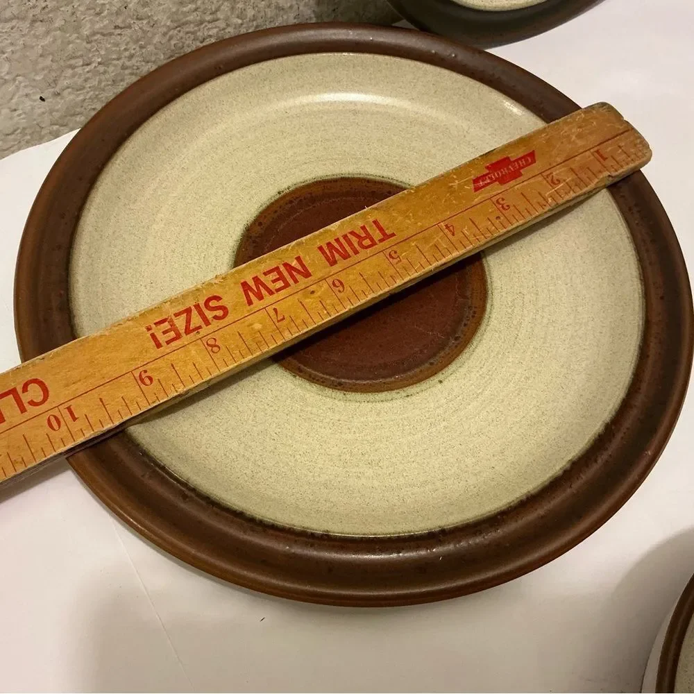 DENBY-LANGLEY 5 Piece Place Setting Potter's Wheel Rust Red more available